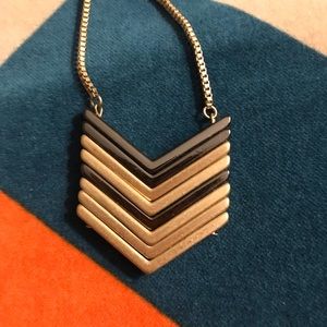 Madewell long chevron necklace
